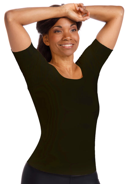 Katy T (Axilla Compression T) - Keep Chip Pads In Place With Pockets – Wear  Ease, Inc.