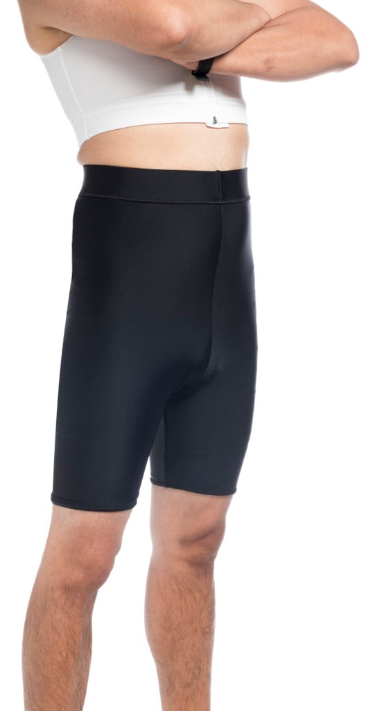 Men's Long Compression Shorts, Ease Pain